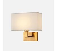 CONERY Sconce parete tessuto soffusa Lampada montaggio parete Lampada comodino Lampada parete ferro antiruggine Lampade Apparecchi illuminazione Soggiorno Camera Applique parete Lampade classiche test