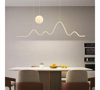CONERY Zigzag Lampada a Sospensione Lampadario lineare Apparecchio in Alluminio Illuminazione 3000-6000K Lampada a Sospensione nordica Decorazioni per la casa Creative Dimmerabile Illuminazione