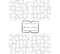 Conexiones Inteligentes: Cuaderno de Estudio 8.5"x11" con Diseño de Puzzle para Desarrollar Ideas