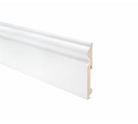 CONF. 10 PZ BATTISCOPA DUCALE MDF BIANCO VERNICIABILE VARIE MISURE