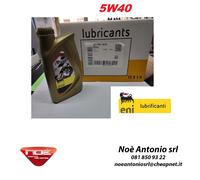CONF. 12 LITRI OLIO ENI I-RIDE RACING 5W40 TOP SYNTHETIC 4T JASO MA2 MA 15106