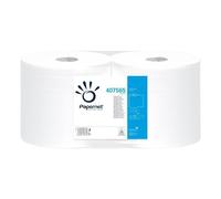 Conf. 2 bobine carta pura cellulosa microgoffrata 180 m
