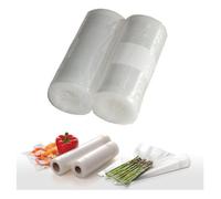 Conf. 2 rotoli Bobine Busta Sottovuoto Alimenti larghezza 30cm x 600 cm
