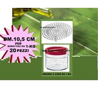 CONF 20 PEZZI DM. 10,5 PRESSINO PRESSELLI SALVAGUSTO CM X SOTT'OLI ACETO 09 2025