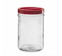CONF. 3 BOCCACCIO VASO ORTES 5000 ml IN VETRO CON TAPPO A VITE ROSSO