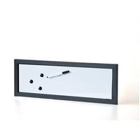 Conf. 3 Pz Lavagnette Magnetiche Riscrivibili Cornice Nero Notte 1,7x90x30cm