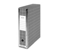 Conf. 3 pz. Scatola archivio RESISTO, 29,3 x 9 x 37,5 cm, Cartone, Grigio