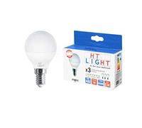 Conf. 3pz Lampade MiniSfera LED 230V 5W E14 4000K