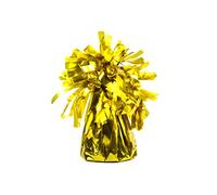 PartyDeco Conf. 4 Pesetti per Palloncini Elio, Colore Oro, 130 g