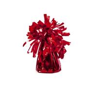 PartyDeco Conf. 4 Pesetti per Palloncini Elio, Colore Rosso, 130 g