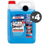 Conf. 4 pz Detergente antigelo per lavavetri pronto all'uso -20° 5 L Sonax 70033