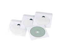 CONF.50 BUSTINE IN CARTA PER CD/DVD-FINESTRA TRASPARENTE EDNET (A/N 64063) nuovo