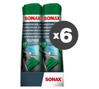 Conf. 6 pz 2 Panni microfibra alta qualità per vetri e interni