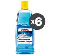 Conf. 6 pz Detergente antigelo per lavavetri concentrato 1 L