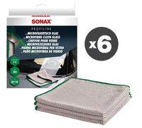 Conf. 6 Pz X 3 Panni In Microfibra Per Vetri