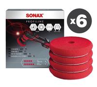 Conf. 6 x 4 pz Tampone in spugna dura per lucidatrici Ø 75 mm