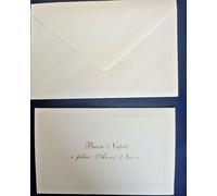 Conf. da 100 Biglietti auguri natale e buon anno Kartos 9X14