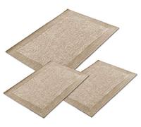 Conf. Giuliana - Tris Tappeto Camera da Letto scendiletto 3 tappeti Passione Beige