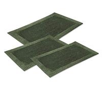 Conf. Giuliana - Tris Tappeto Camera da Letto scendiletto 3 tappeti Passione Verde