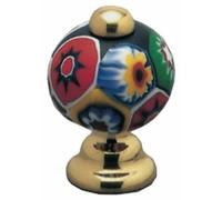 CONFALONIERI Pomolino LIC008 tondo per mobile mat. OTTONE col. ORO LUCIDO note