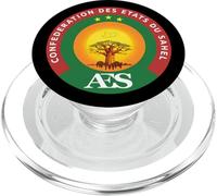 Confederazione Sahel AES Africa Tramonto Baobab Logo PopSockets PopGrip per MagSafe