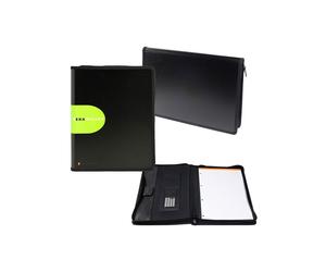 Conferenziere con calcolatrice Exawallet - PP - nero - Exacompta