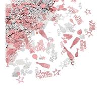Confetti 6 sacchetti Glitter Oro rosa Argento Compleanno Matrimonio Baby Shower