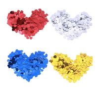 Confetti a Cuore Blu in Plastico 30g per Feste Matrimonio | Decorazioni Tavolo a Forma di Cuore, Stile Delicato, per Compleanno e Addio al Nubilato, San Valentino