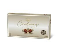 Confetti ai Cereali Crispo Couleurs Pasteles, con Cioccolato Bianco e al Latte, Colore Tortora - 500 grammi