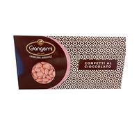 Confetti al Cioccolato Cuoricini mignor colore rosa. confezione da 1000 g