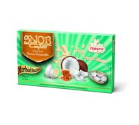 Confetti Bianchi alle Mandorle gusto Cocco e Caramello,SNOB 500gr, ricoperti di