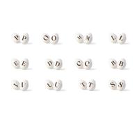 Confetti Bianchi Con Iniziale Oro Lettera Alfabeto, 200gr (D)