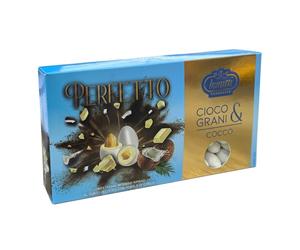 Confetti BURATTI Tenerezze PERFETTO Choco e Grani COCCO - BIANCO - 1 KG 1EYN