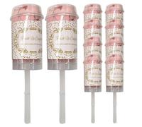 Confetti Cannon - Cannon Popper per celebrazioni | 10 pezzi coriandoli colorati | 7,09 * 1,57 pollici | Scattatore di carta multicolori per Natale, baby shower, compleanni, matrimoni e feste