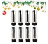 Confetti Cannons - 8 Pieces Giant, Party Accessories, Partys Confetti Decorations Use For Indoor Outdoor Christmas Birthdays Weddings New Year Graduation Celebration, Safe, Easy To Use