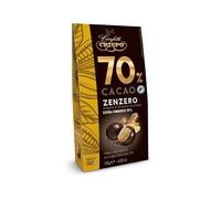 Confetti Crispo 70% Cacao Zenzero Ricoperte di Finissimo Cioccolato Extra Fondente 130g