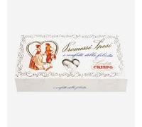 Confetti Crispo alla mandorla bianchi per sposi senza glutine da1 kg.