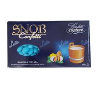 CONFETTI CRISPO CELESTE SNOB MANDORLA TOSTATA RICOPERTO DI CIOCCOLATO AL LATTE CONFEZIONE DA 1000 GR. BOMBONIERE - Il pacchetto può variare