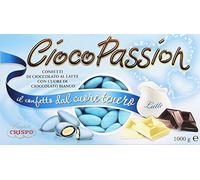 Confetti crispo ciocopassion celesti al Latte Nascita Battesimo Maschietto per confettata o per confezionare bomboniere
