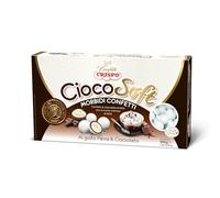 CONFETTI CRISPO CIOCOSOFT CON CIOCCOLATO E CUORE CREMOSO AL LATTE AL GUSTO PANNA E CIOCCOLATO