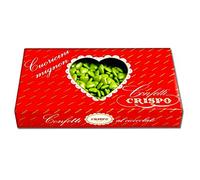 CONFETTI CRISPO CUORICINI MIGNON VERDI AL CIOCCOLATO FONDENTE