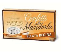 CONFETTI CRISPO da Kg.1 CALIBRATI da 350 Pezzi MANDORLA PELATA REGINA GRAN LUSSO