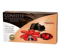 CONFETTI CRISPO ROSSI COMMESTIBILE AL CIOCCOLATO FONDENTE SENZA GLUTINE DA 1Kg GRAMMI 1000 PER LAUREA E SANTA CRESIMA