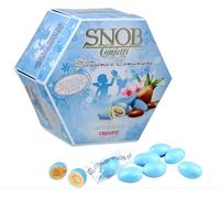 CONFETTI CRISPO SNOB LIETO EVENTO INCARTO SINGOLO AZZURRI CELESTE NASCITA MANDOR