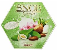 Confetti Crispo Snob Lieto Evento Verdi alla Mandorla e Cioccolato - 500 gr