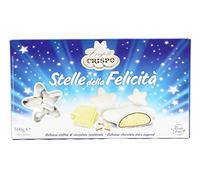 CONFETTI CRISPO | Stelle della Felicità Perlate | BIANCO | 500 gr