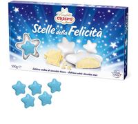 CONFETTI CRISPO STELLE DELLA FELICITA' STELLINE CIOCCOLATO BIANCO CELESTE 500 GR