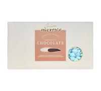 CONFETTI CUORICINI CELESTE CIOCCOLATO FONDENTE MAXTRIS CONFEZIONE DA 1 KG