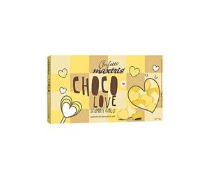 Confetti Cuoricini Cuoricino Sfumati al cioccolato al latte senza glutine 500g (gialli)