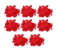 Confetti di carta a cuore rosso, 8 pacchetti da 16000 pezzi, confetti in tessuto biodegradabili per decorazioni di feste di proposta di matrimonio, spargimento di tavola ecologico